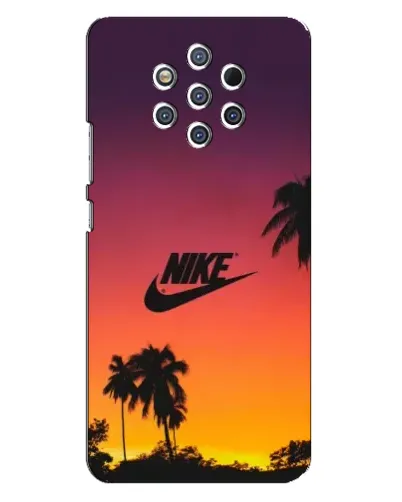 Чехол для Nokia 9 с картинкой «Nike на закате солнца»