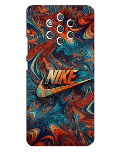 Чехол для Nokia 9 с картинкой «Nike в абстракции»