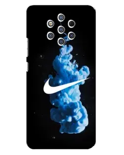 Чехол для Nokia 9 с картинкой «Nike и синий дым»