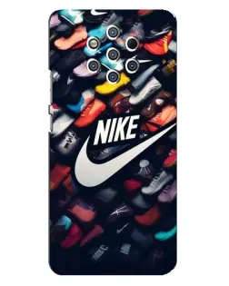 Чехол для Nokia 9 с картинкой «Коллекция кроссовок Nike»