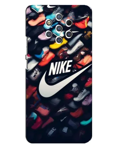 Чехол для Nokia 9 с картинкой «Коллекция кроссовок Nike»