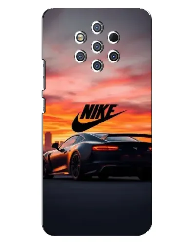Чехол для Nokia 9 с картинкой «Nike и суперкар»