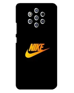 Чехол для Nokia 9 с картинкой «Золотой логотип Nike»