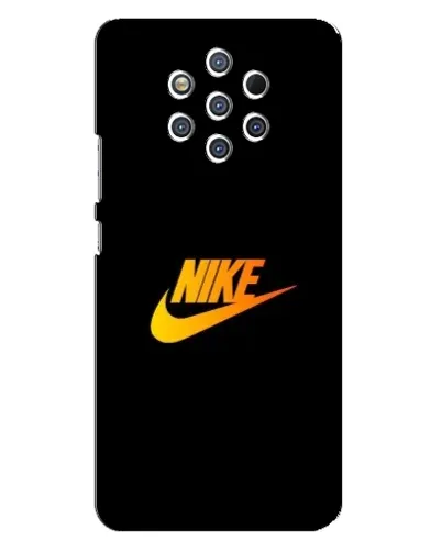 Чехол для Nokia 9 с картинкой «Золотой логотип Nike»