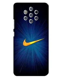 Чохол для Nokia 9 з картинкою «Синій пульс Nike»