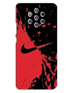 Чохол для Nokia 9 з картинкою «Червоні бризки Nike»
