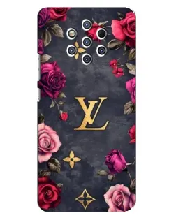 Чохол для Nokia 9 з картинкою «Квітковий Louis Vuitton»