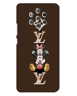 Чохол для Nokia 9 з картинкою «LV та Міккі Маус»
