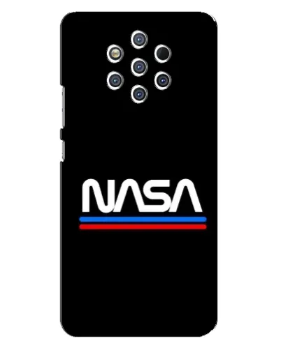 Чехол для Nokia 9 с картинкой «NASA — классика Red Blue»