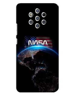 Чехол для Nokia 9 с картинкой «Земля из космоса NASA»