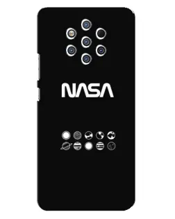 Чехол для Nokia 9 с картинкой «NASA — технический принт»