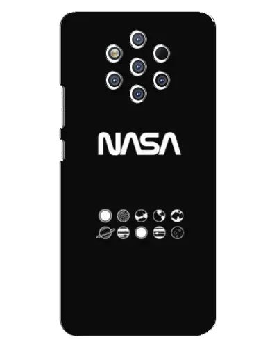 Чехол для Nokia 9 с картинкой «NASA — технический принт»