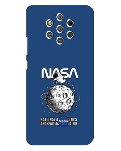 Чехол для Nokia 9 с картинкой «NASA — лунная миссия»