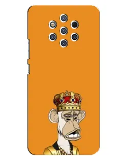 Чохол для Nokia 9 з картинкою «Золота мавпа Bored Ape»