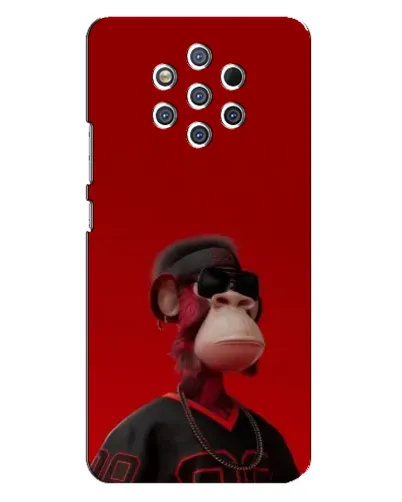 Чохол для Nokia 9 з картинкою «Bored Ape в червоному» Чохол для Nokia 9 з картинкою «Bored Ape в червоному»