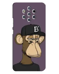 Чохол для Nokia 9 з картинкою «Bored Ape в кепці»