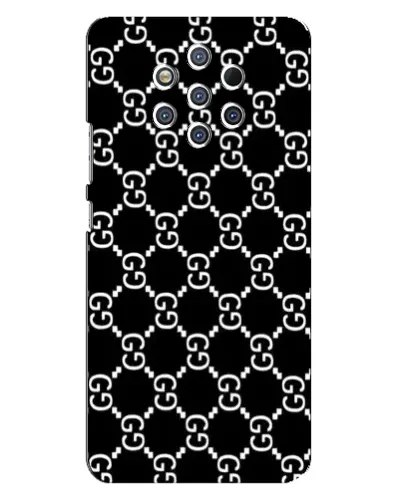 Чехол для Nokia 9 с картинкой «Gucci — сетчатый паттерн»