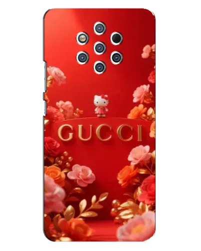 Чехол для Nokia 9 с картинкой «Gucci — золотой сад»