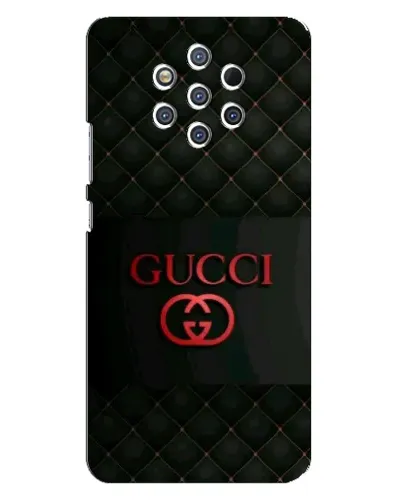 Чехол для Nokia 9 с картинкой «Gucci — стеганый черный»