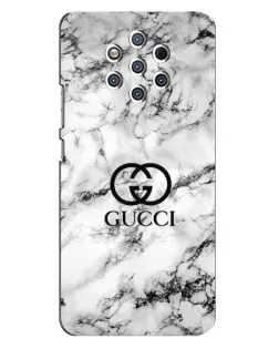 Чехол для Nokia 9 с картинкой «Gucci — мраморный шик»