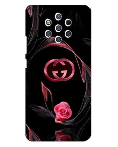 Чехол для Nokia 9 с картинкой «Gucci — неоновая роза»