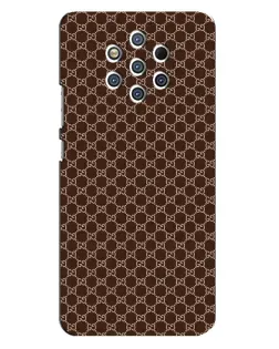 Чехол для Nokia 9 с картинкой «Gucci — шоколадная сетка»