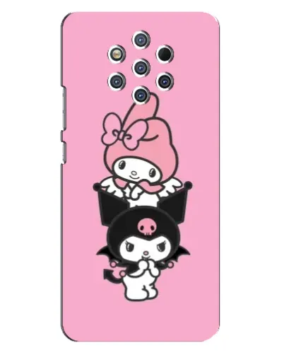 Чохол для Nokia 9 з картинкою «My Melody та Kuromi»