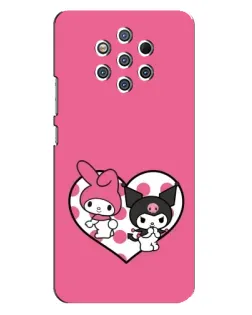 Чохол для Nokia 9 з картинкою «Kuromi та My Melody» Чохол для Nokia 9 з картинкою «Kuromi та My Melody»