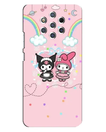 Чохол для Nokia 9 з картинкою «My Melody та Kuromi»