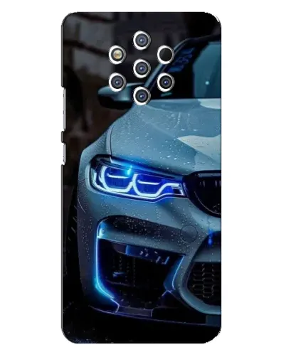 Чохол для Nokia 9 з картинкою «Погляд BMW з синіми фарами» Чохол для Nokia 9 з картинкою «Погляд BMW з синіми фарами»