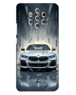 Чохол для Nokia 9 з картинкою «BMW у світлі фар»