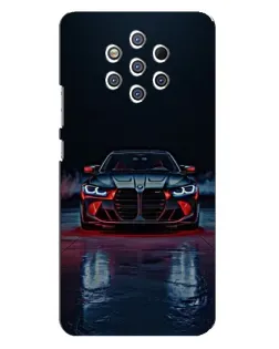 Чохол для Nokia 9 з картинкою «BMW на мокрій дорозі»
