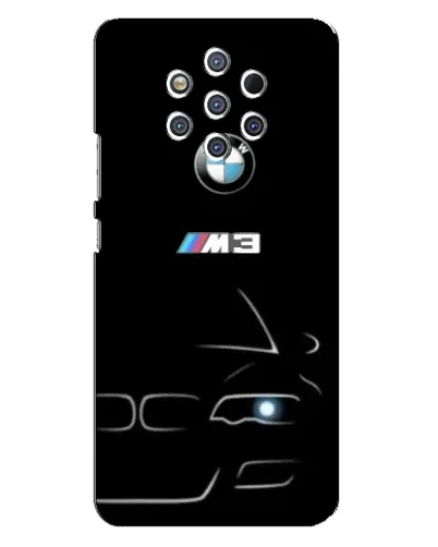 Чохол для Nokia 9 з картинкою «Мінімалістичний принт BMW M3» Чохол для Nokia 9 з картинкою «Мінімалістичний принт BMW M3»