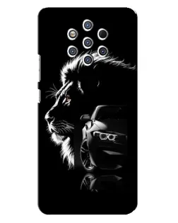Чохол для Nokia 9 з картинкою «BMW та лев»
