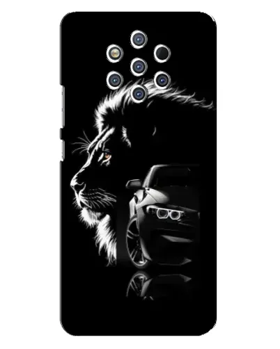 Чохол для Nokia 9 з картинкою «BMW та лев» Чохол для Nokia 9 з картинкою «BMW та лев»