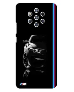 Чохол для Nokia 9 з картинкою «Силует BMW в темряві»