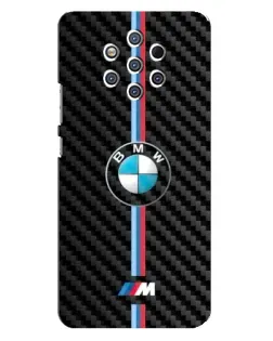 Чохол для Nokia 9 з картинкою «Емблема BMW та карбон»