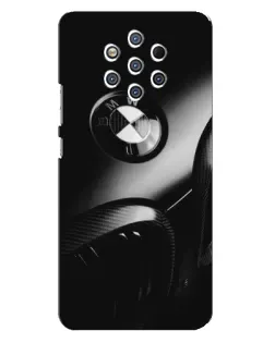 Чохол для Nokia 9 з картинкою «Емблема BMW — макро»