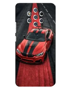 Чохол для Nokia 9 з картинкою «BMW на червоній доріжці»