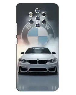 Чохол для Nokia 9 з картинкою «BMW в білому диму» Чохол для Nokia 9 з картинкою «BMW в білому диму»