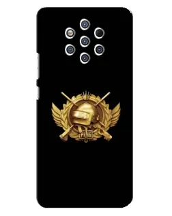 Чехол для Nokia 9 с картинкой «PUBG — оранжевый градиент»