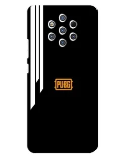 Чехол для Nokia 9 с картинкой «PUBG — вертикальные линии»