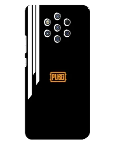 Чехол для Nokia 9 с картинкой «PUBG — вертикальные линии»