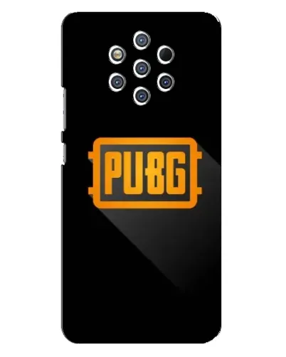 Чехол для Nokia 9 с картинкой «PUBG — рамка лого»
