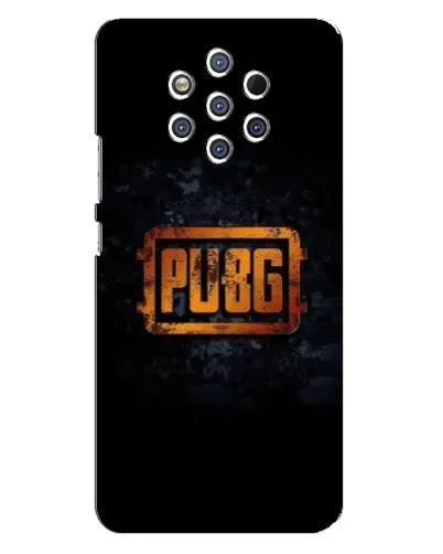 Чехол для Nokia 9 с картинкой «PUBG — золотой логотип»