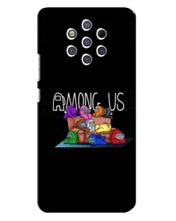 Чехол для Nokia 9 с картинкой «Логотип Among Us»
