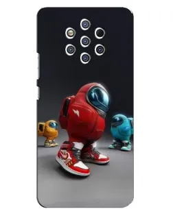 Чехол для Nokia 9 с картинкой «Among Us — 3D стиль»
