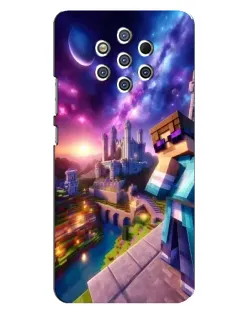 Чехол для Nokia 9 с картинкой «Стив и космос»