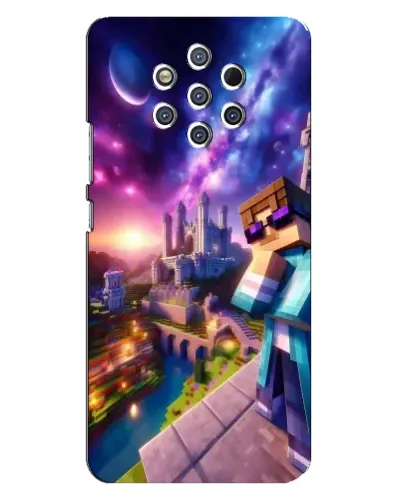 Чехол для Nokia 9 с картинкой «Стив и космос»