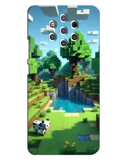 Чехол для Nokia 9 с картинкой «Minecraft летний день»